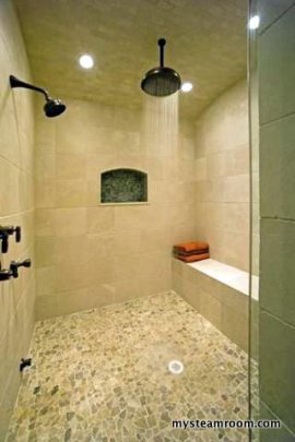 Bathroom Ceiling Tiles on Tile Bathroom Shower   Steam Shower Reviews  Designs   Bathroom